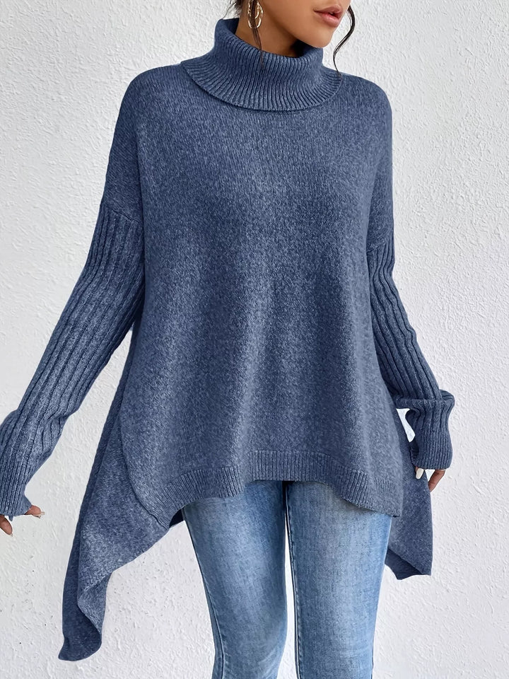 Helena | Sweter z wysokim kołnierzem