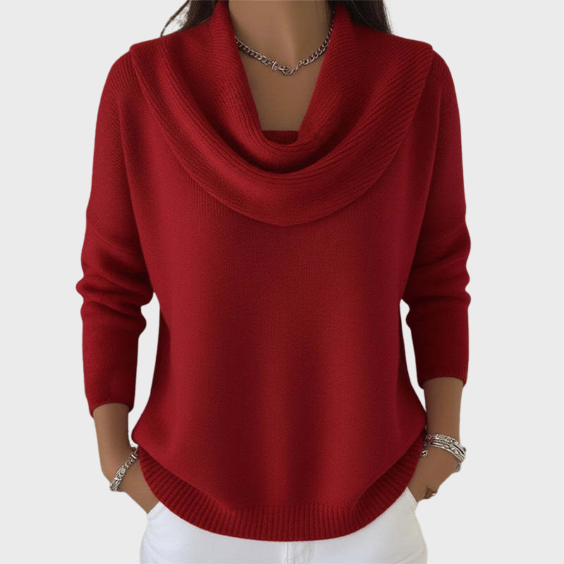 Clara | Sweter z dekoltem w serek