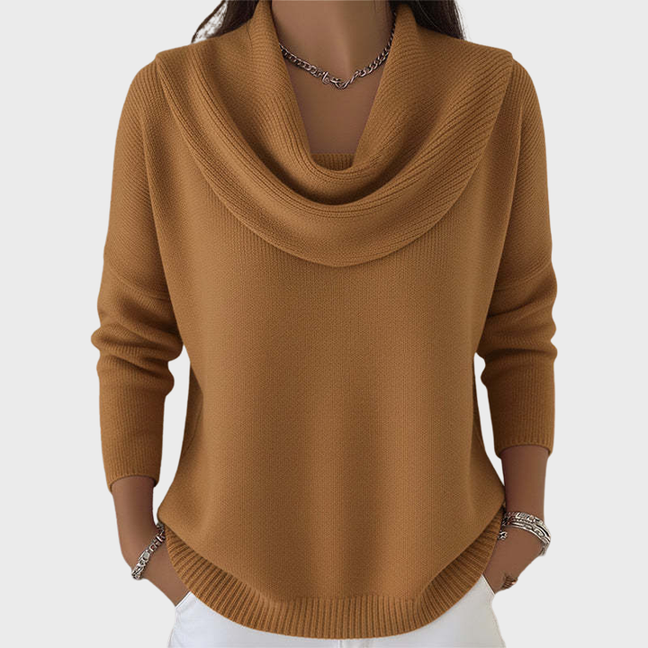 Clara | Sweter z dekoltem w serek
