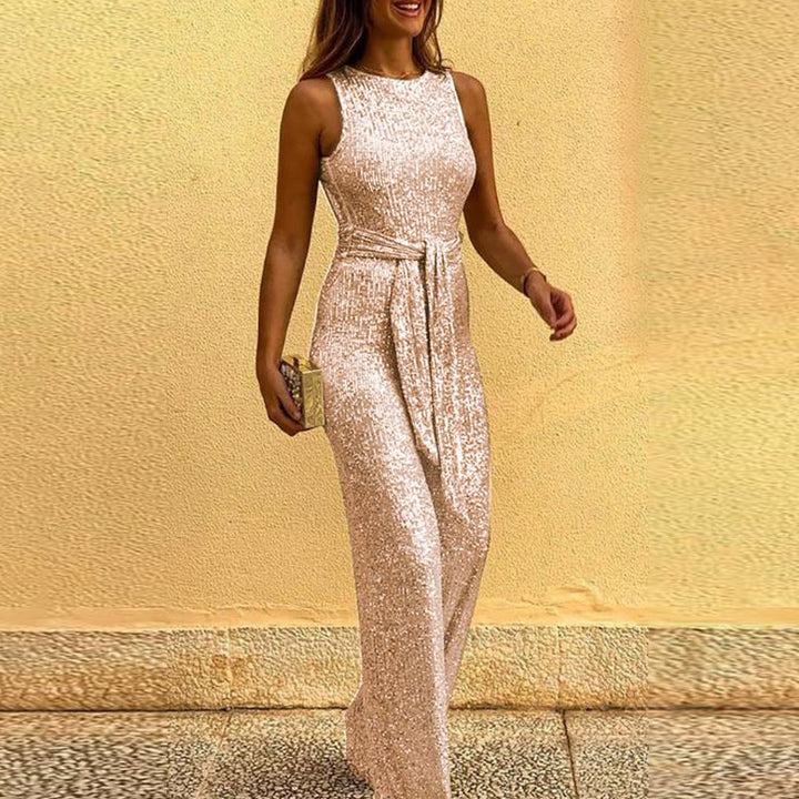 Amelia | elegancki kombinezon z cekinami