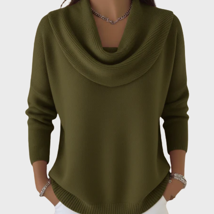 Clara | Sweter z dekoltem w serek