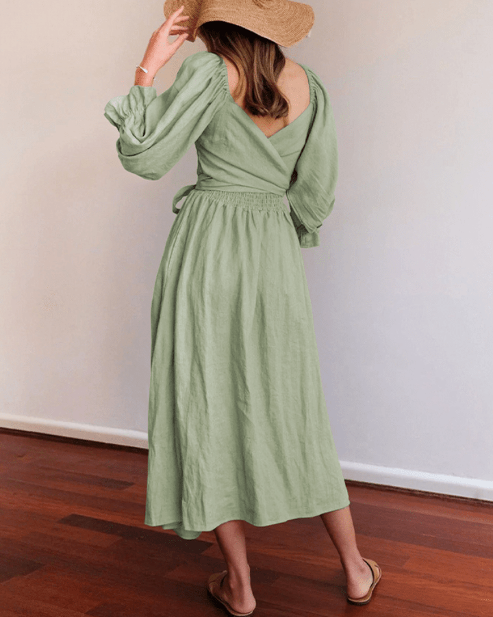 Tana - Elegancka Sukienka z Lnu
