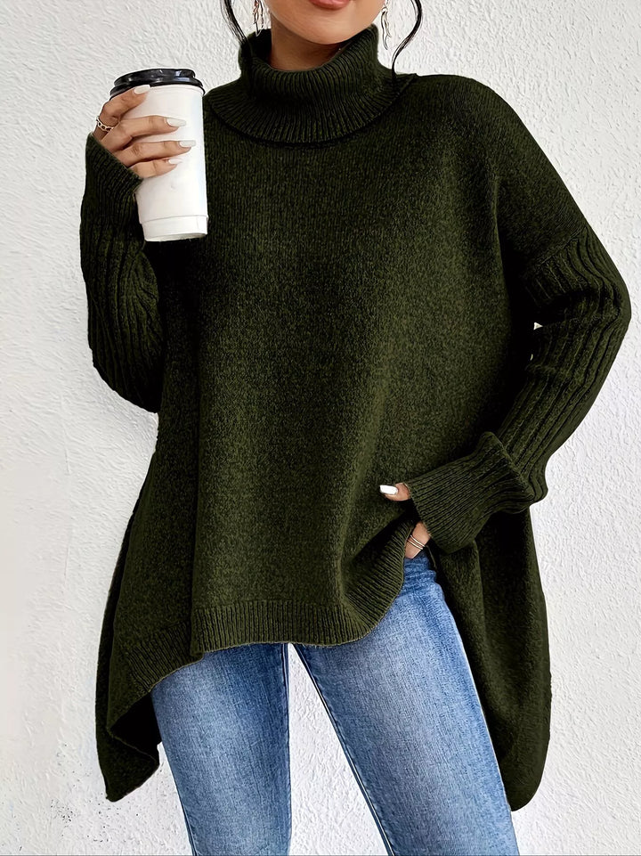 Helena | Sweter z wysokim kołnierzem