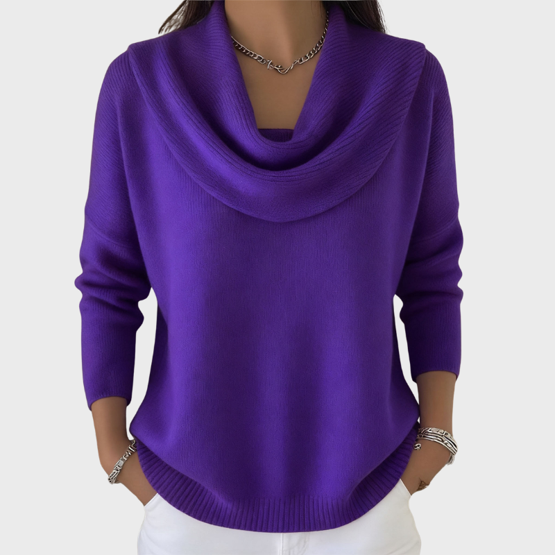 Clara | Sweter z dekoltem w serek