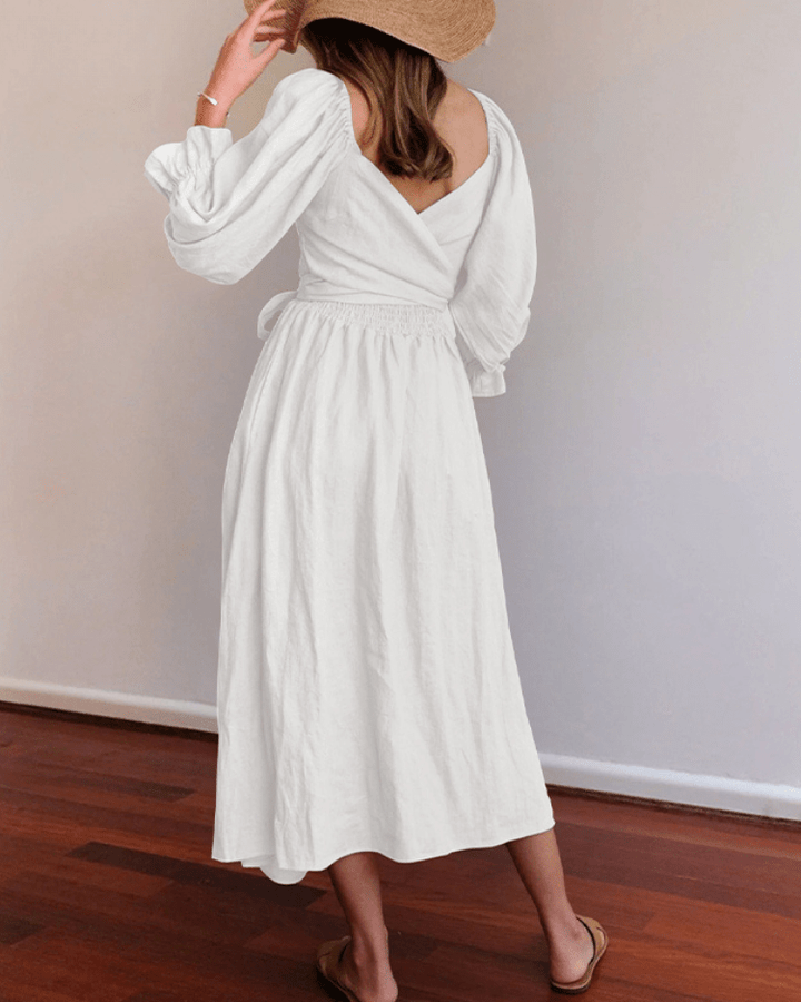 Tana - Elegancka Sukienka z Lnu