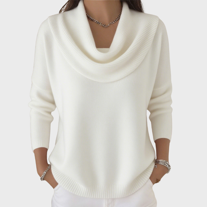Clara | Sweter z dekoltem w serek