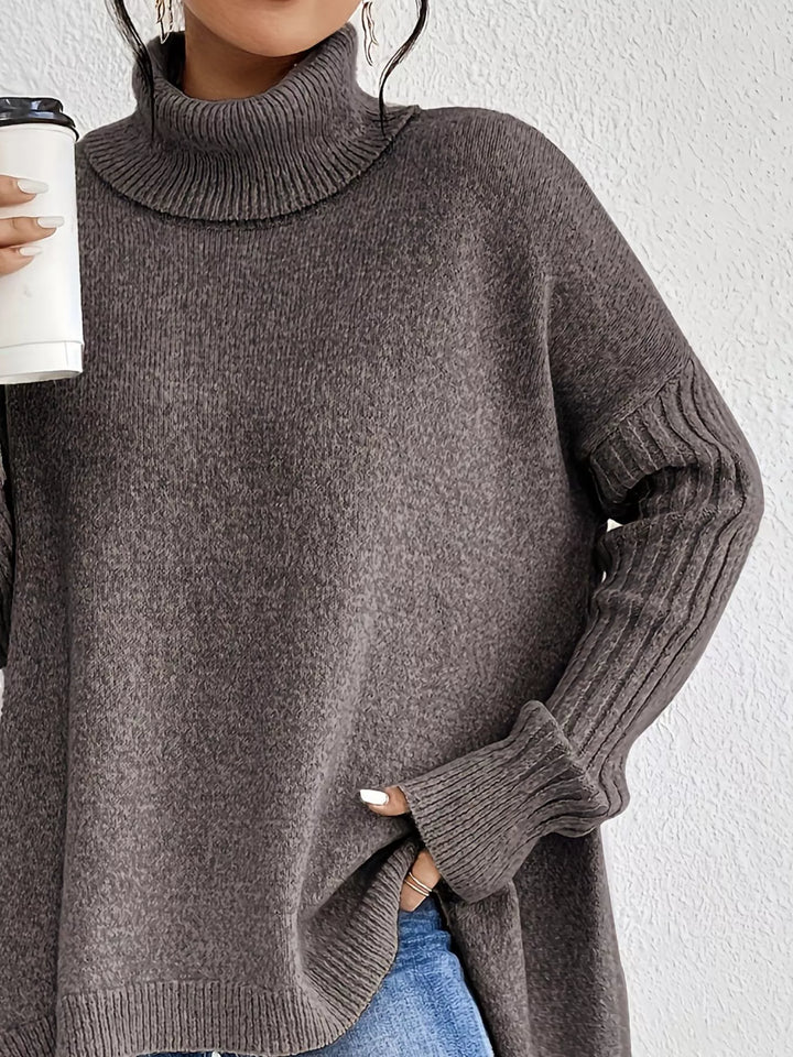 Helena | Sweter z wysokim kołnierzem