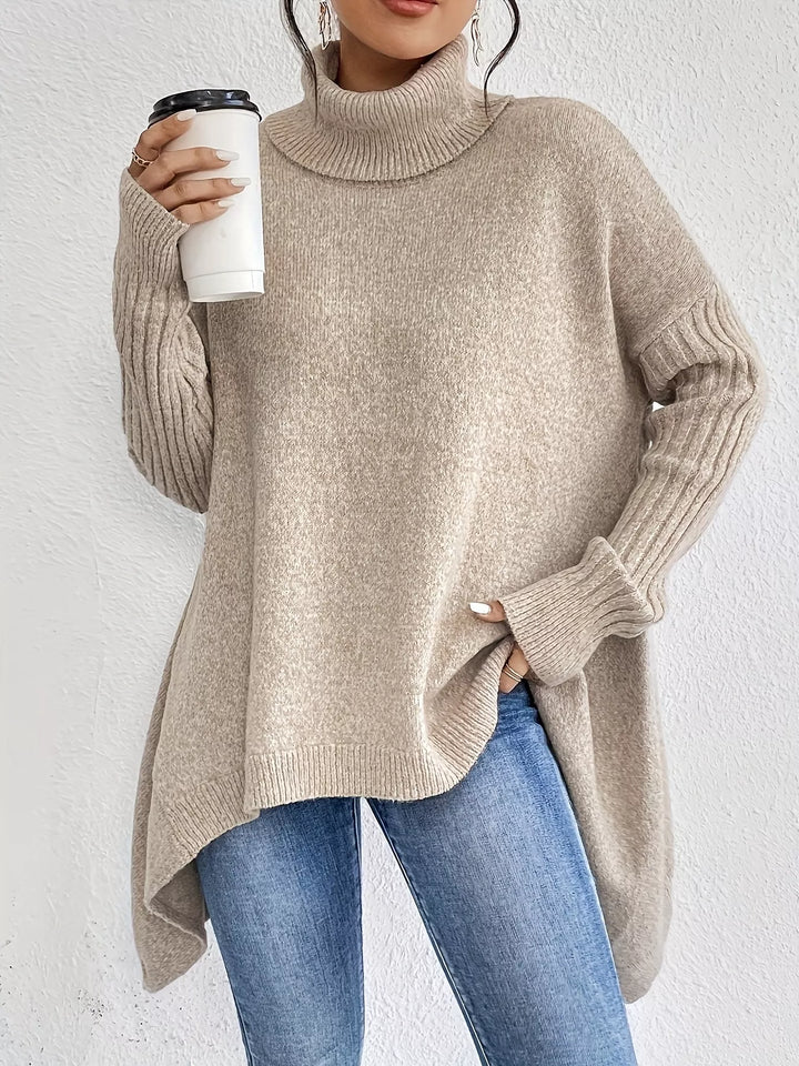 Helena | Sweter z wysokim kołnierzem