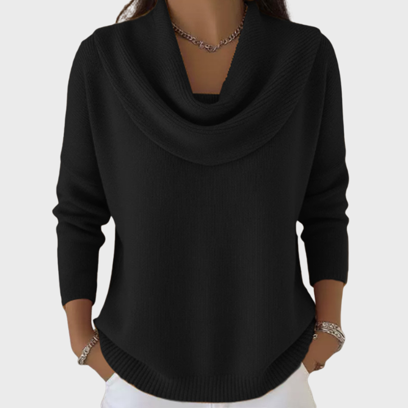 Clara | Sweter z dekoltem w serek