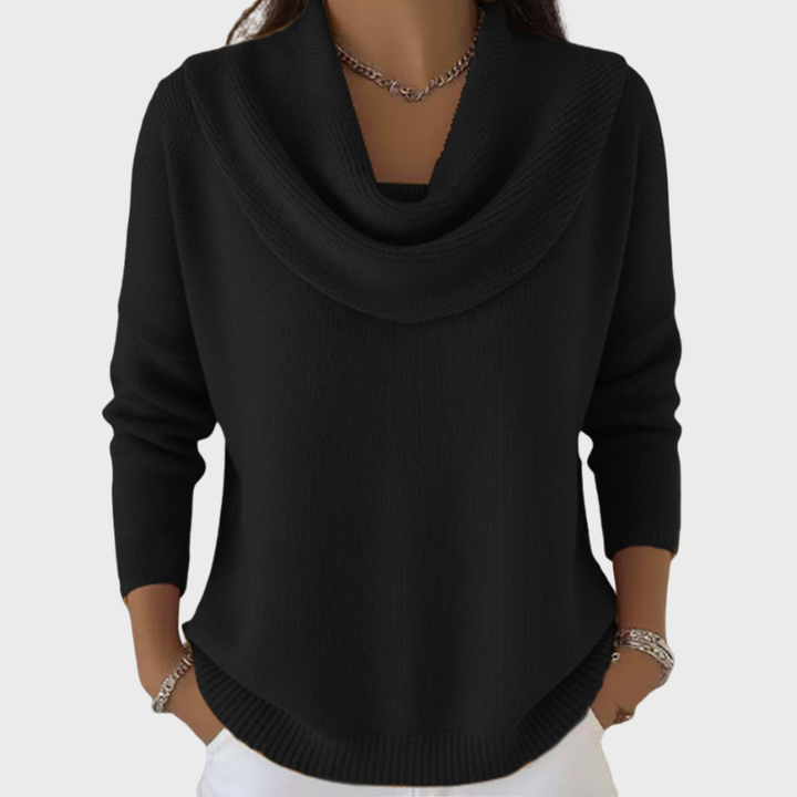 Clara | Sweter z dekoltem w serek