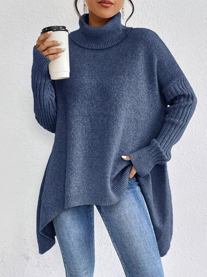 Helena | Sweter z wysokim kołnierzem