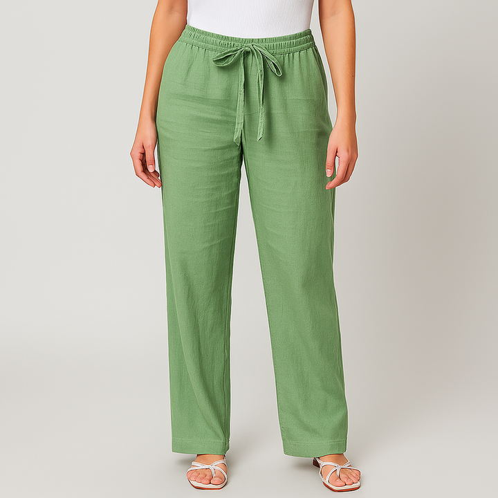 Jane - Eleganckie Spodnie Letnie