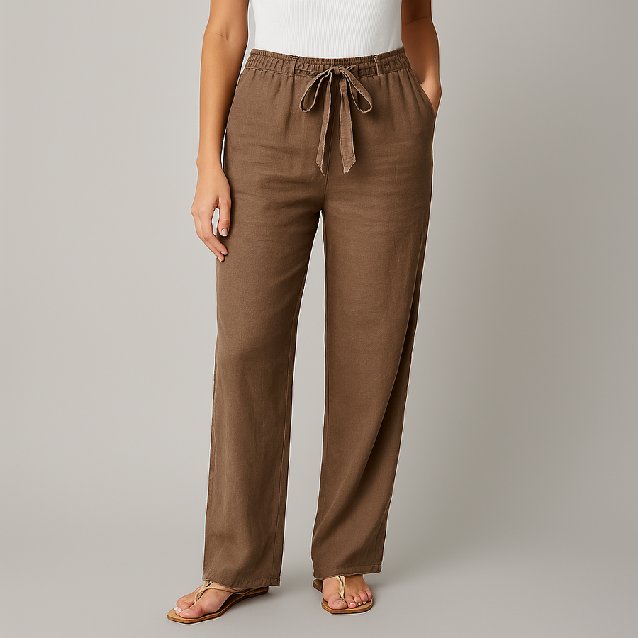 Jane - Eleganckie Spodnie Letnie