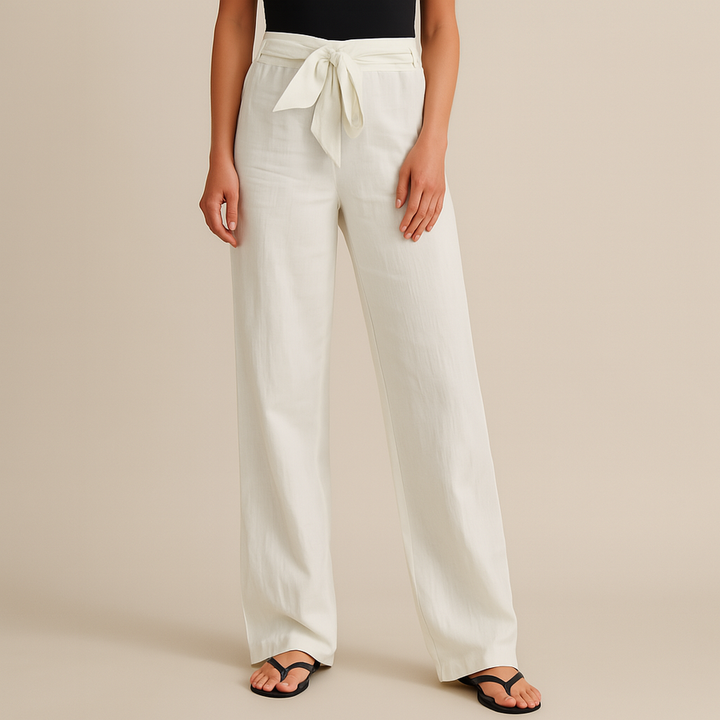 Jane - Eleganckie Spodnie Letnie