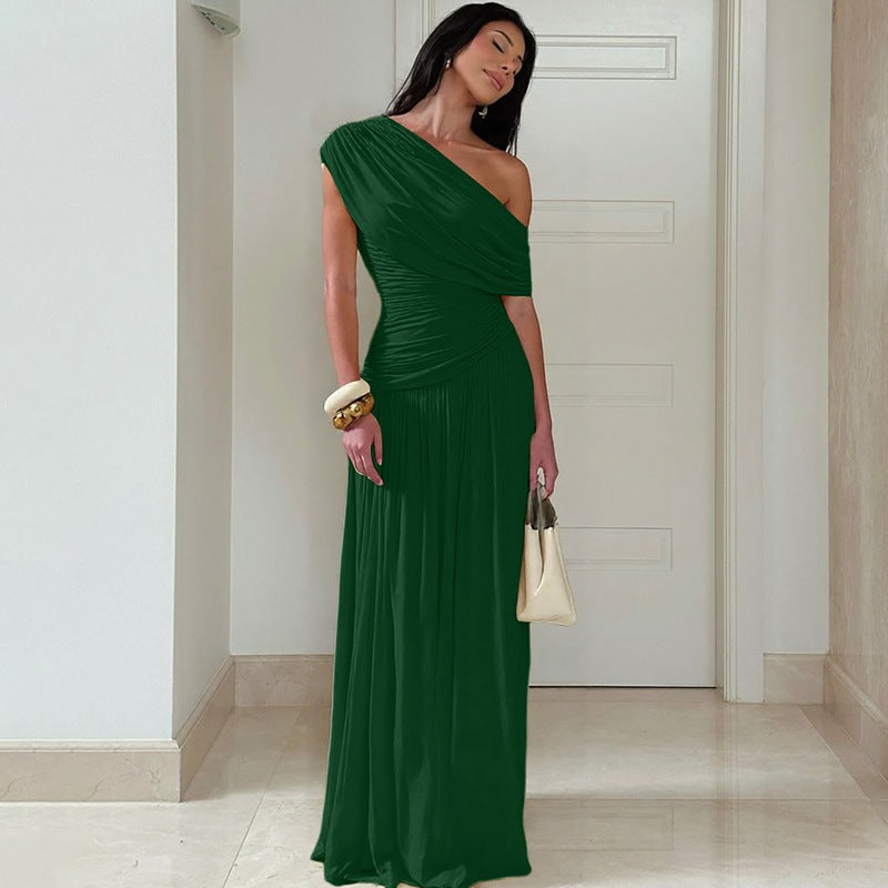 Elena | asymetryczna sukienka maxi