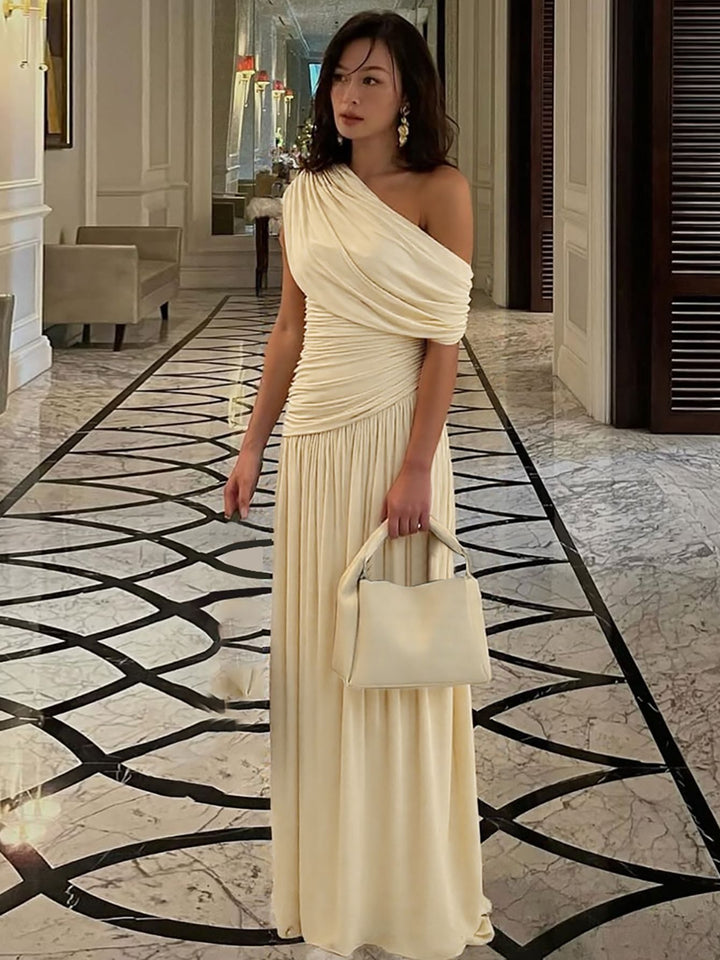 Elena | asymetryczna sukienka maxi