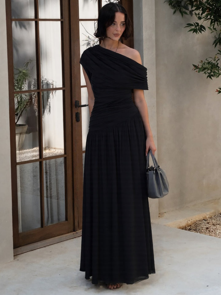 Elena | asymetryczna sukienka maxi