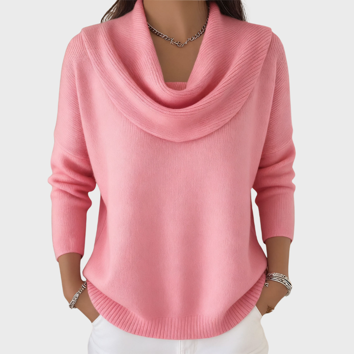Clara | Sweter z dekoltem w serek