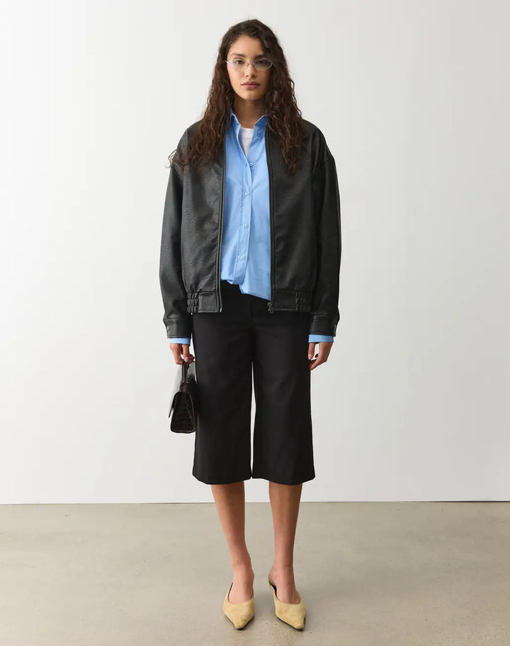 Wanda | Skórzana kurtka oversize