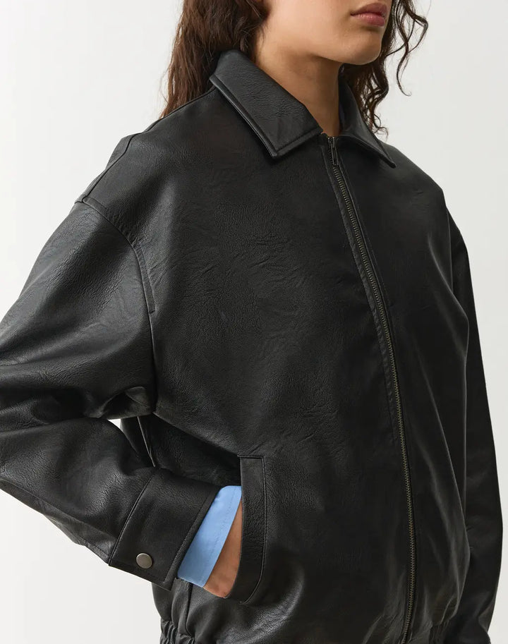 Wanda | Skórzana kurtka oversize