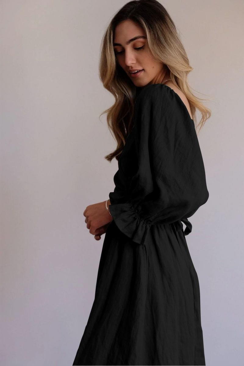 Tana - Elegancka Sukienka z Lnu
